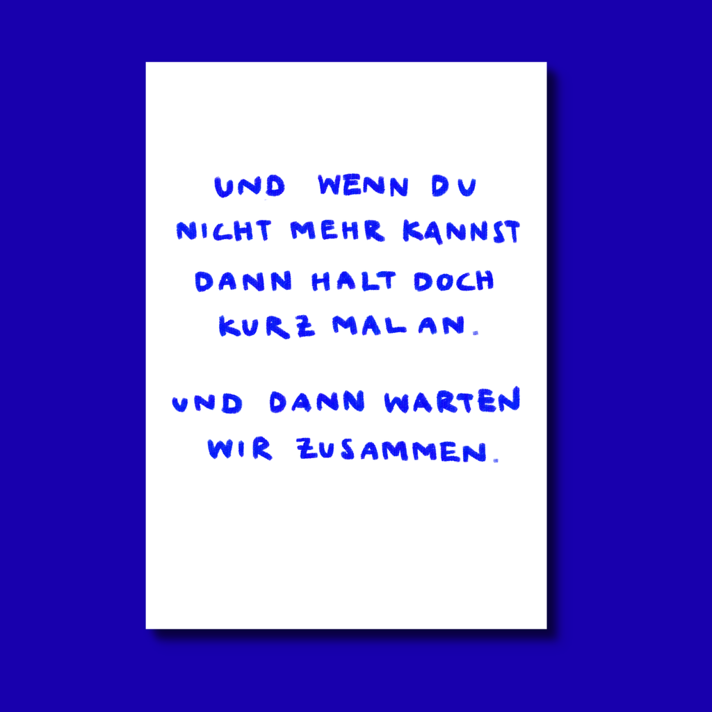 warten zusammen