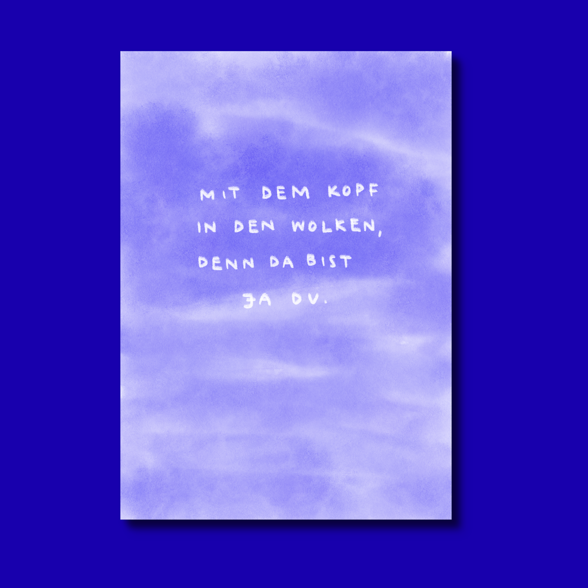 Mit dem Kopf in den Wolken