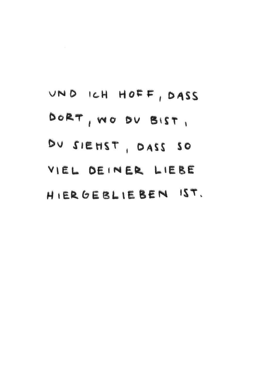 Trauer - Liebe