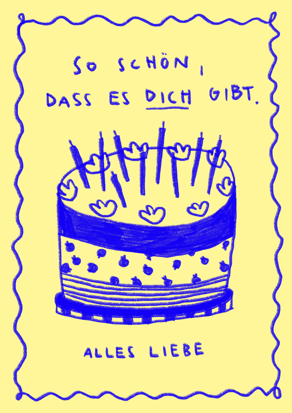 Klappkarte "Geburtstag"