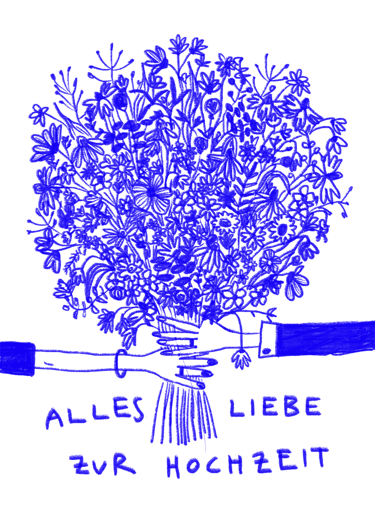 Klappkarte "Hochzeit"