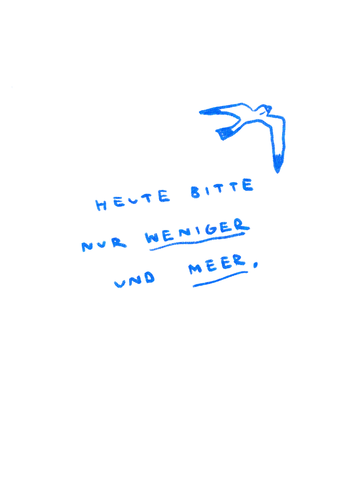 Weniger und Meer
